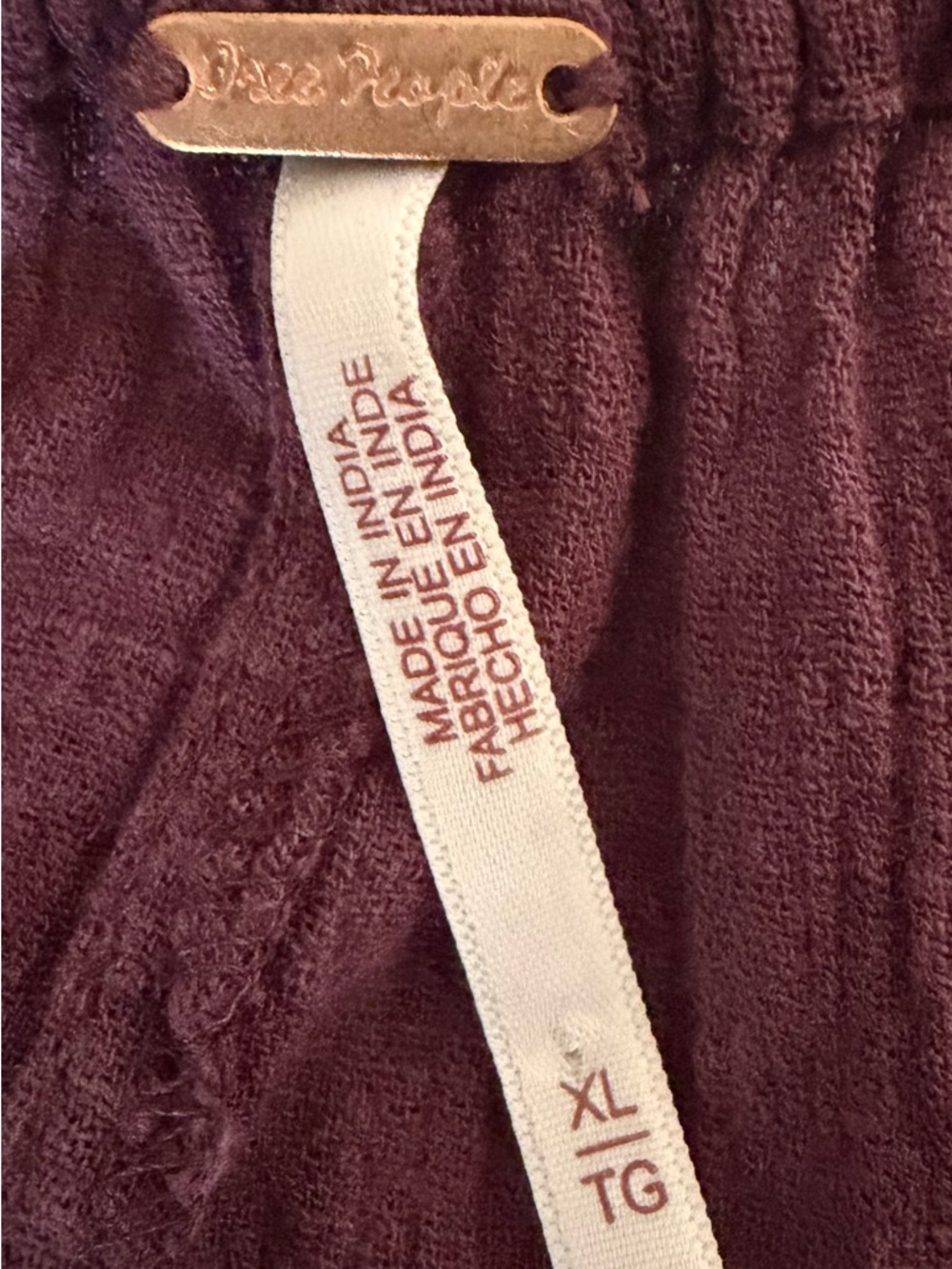Free People - Bohemian Style Burgundy Halter Romper - Picture 10 of 10